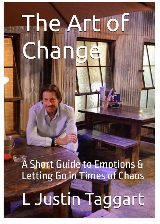 Book cover of The Art of Change: A Short Guide to Emotions and Letting Go in Times of Chaos